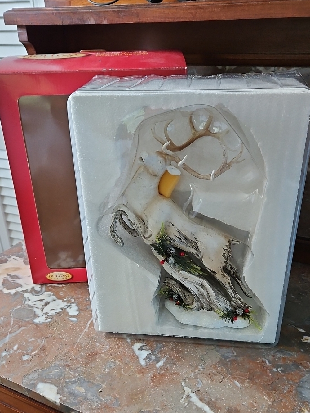 NWT Holiday Living Reindeer Figurine